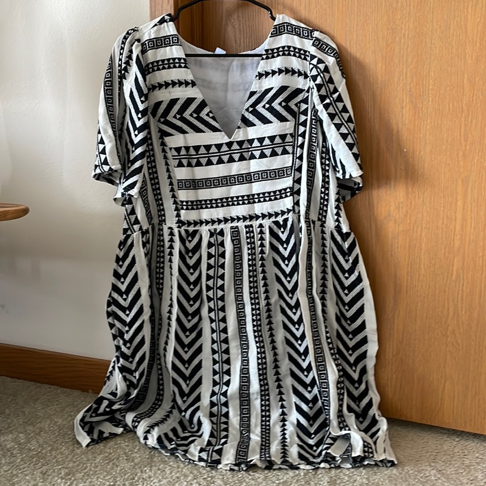 Old Navy Women’s Jacquard Swing Dress (Blue available in separate listing)